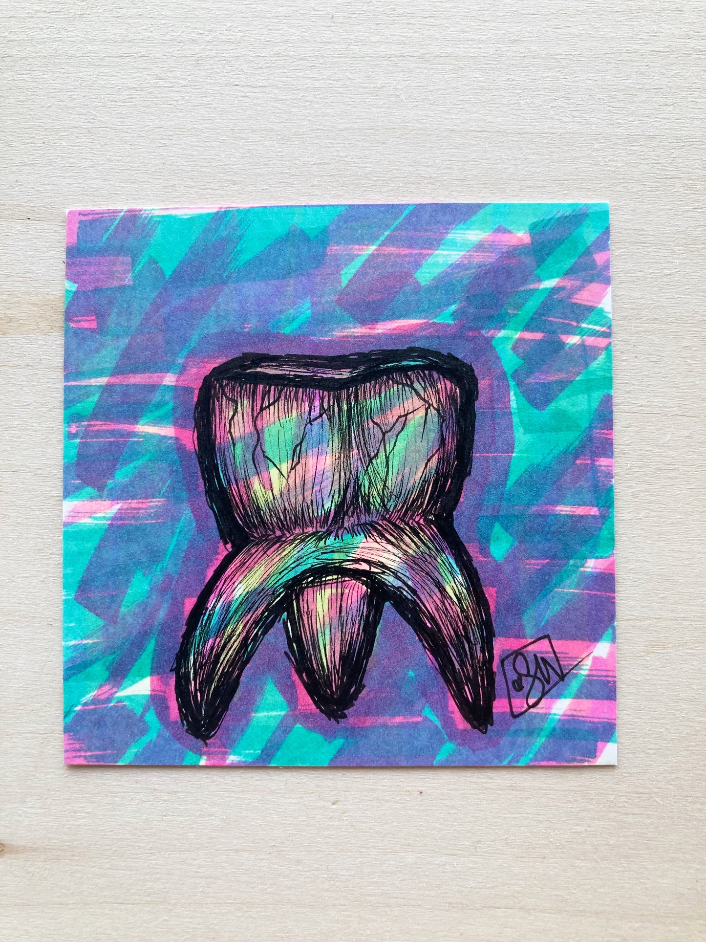 Colorful Tooth Mini Original