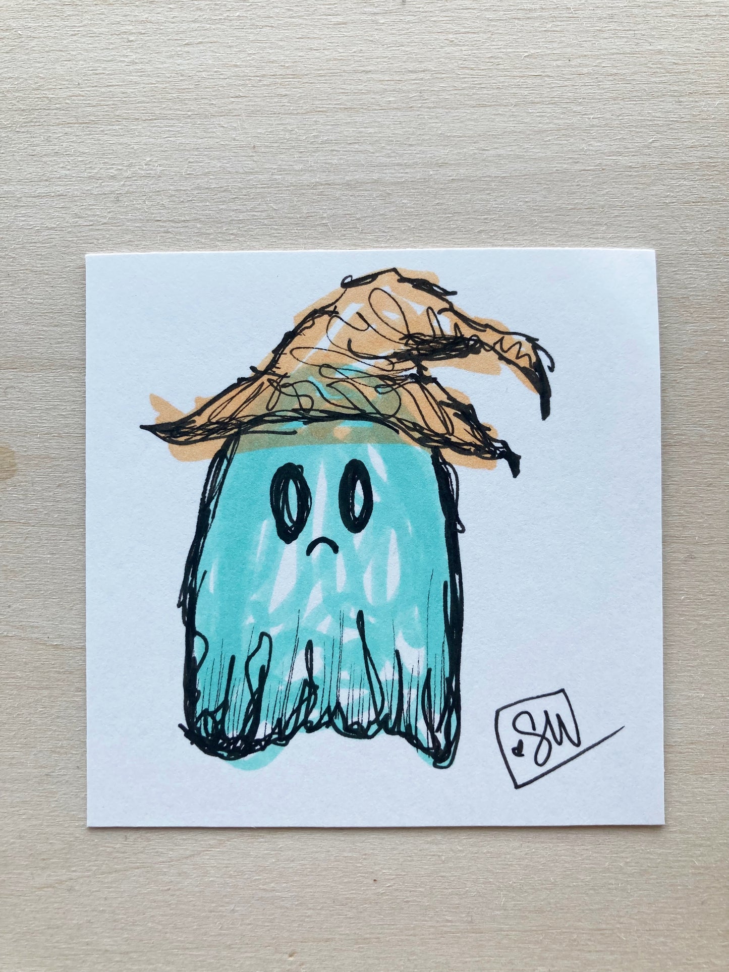 Sad Ghost Witch Original