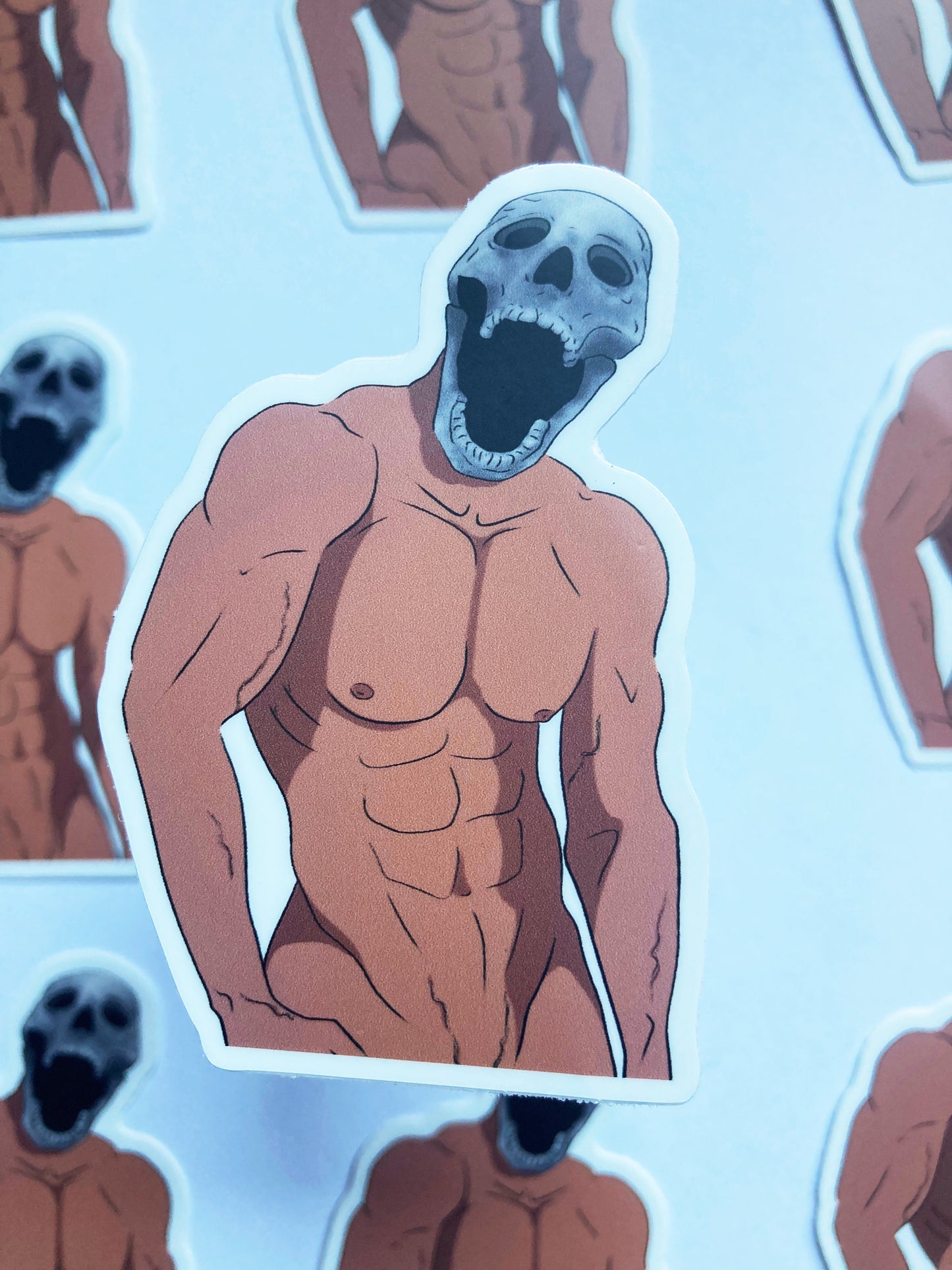 Skull Mask Boyfriend Sticker