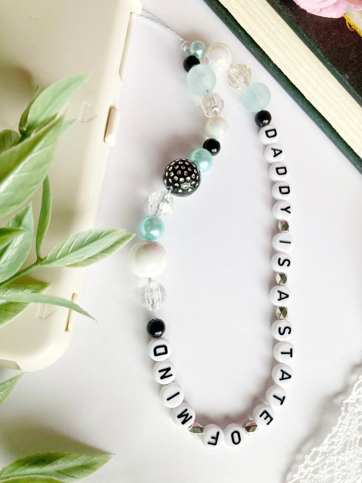 Daddy Is A State Of Mind Phone Charm