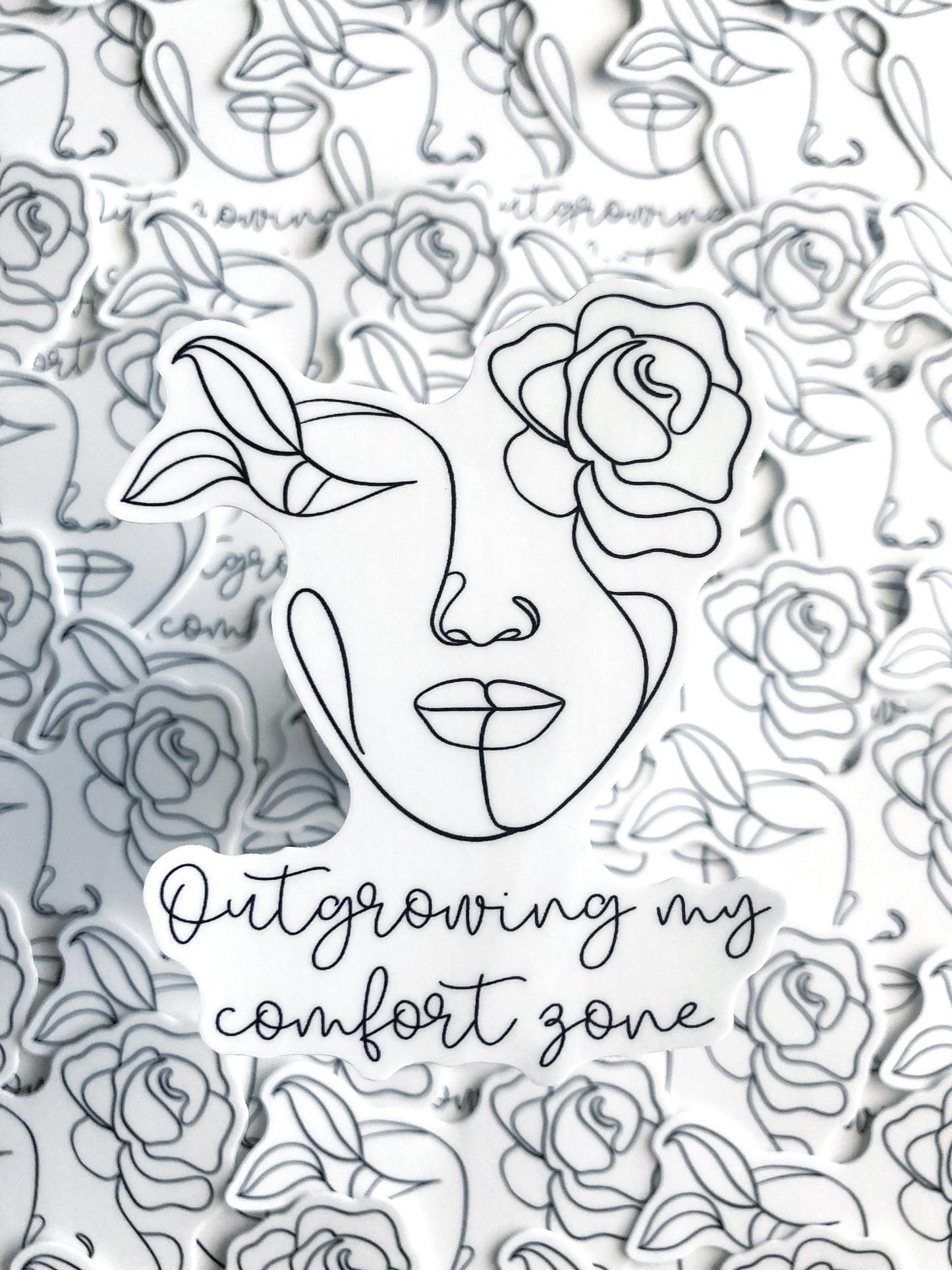 Outgrowing My Comfort Zone Sticker