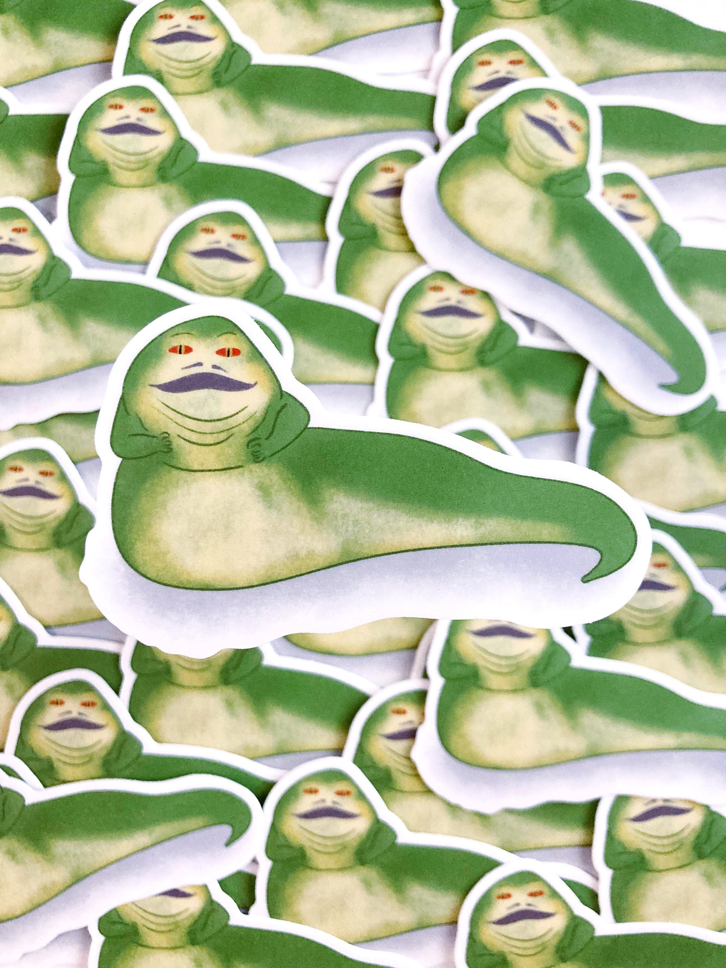 Bad Green Star Guy Sticker