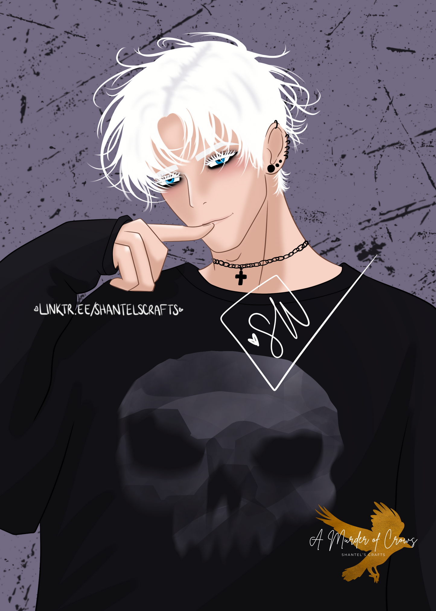 Goth Gojo Print