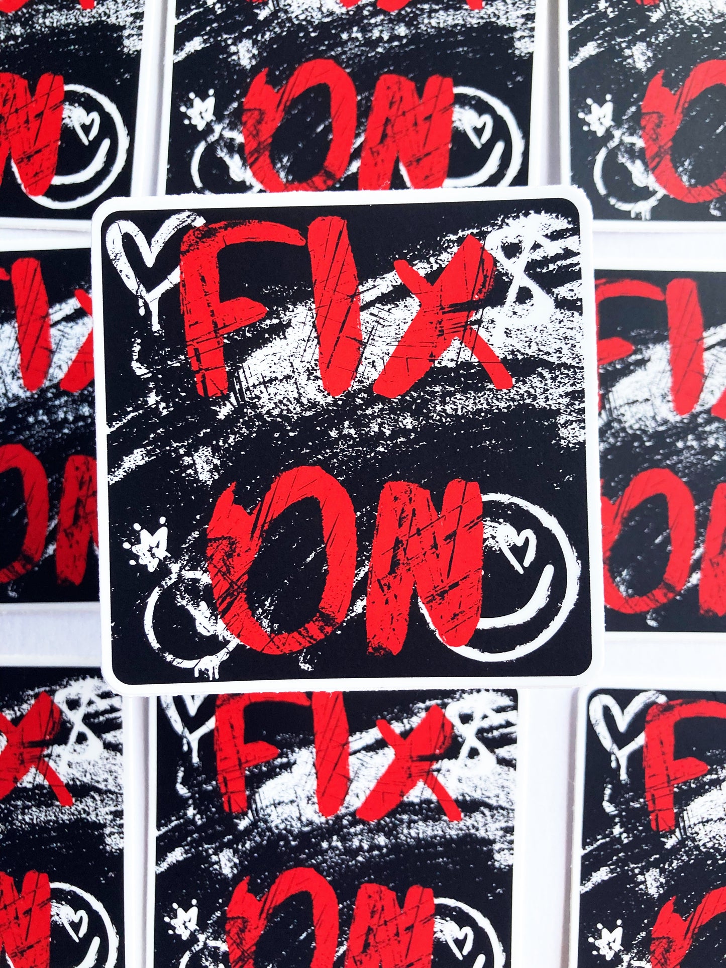 Fix On Sticker