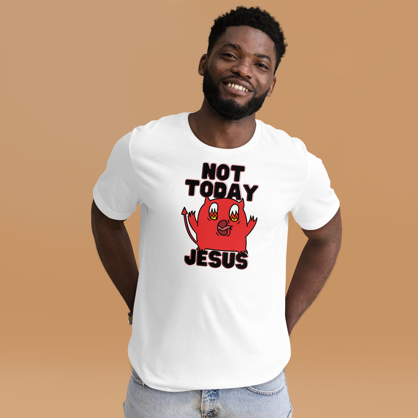 Not Today Jesus Unisex t-shirt