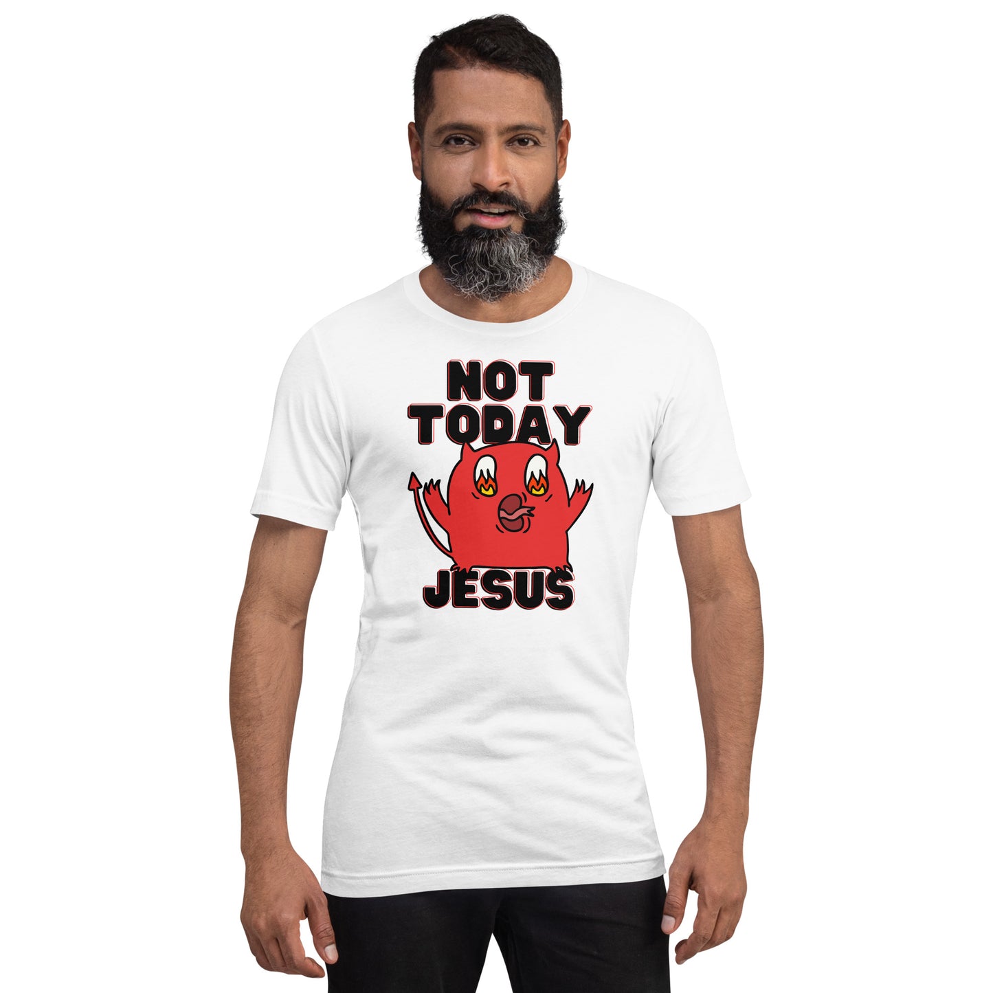 Not Today Jesus Unisex t-shirt