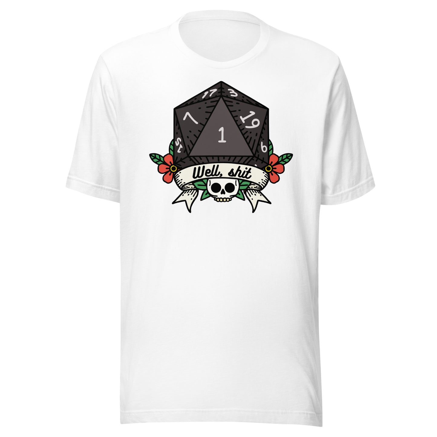 Well, Shit DND Unisex t-shirt