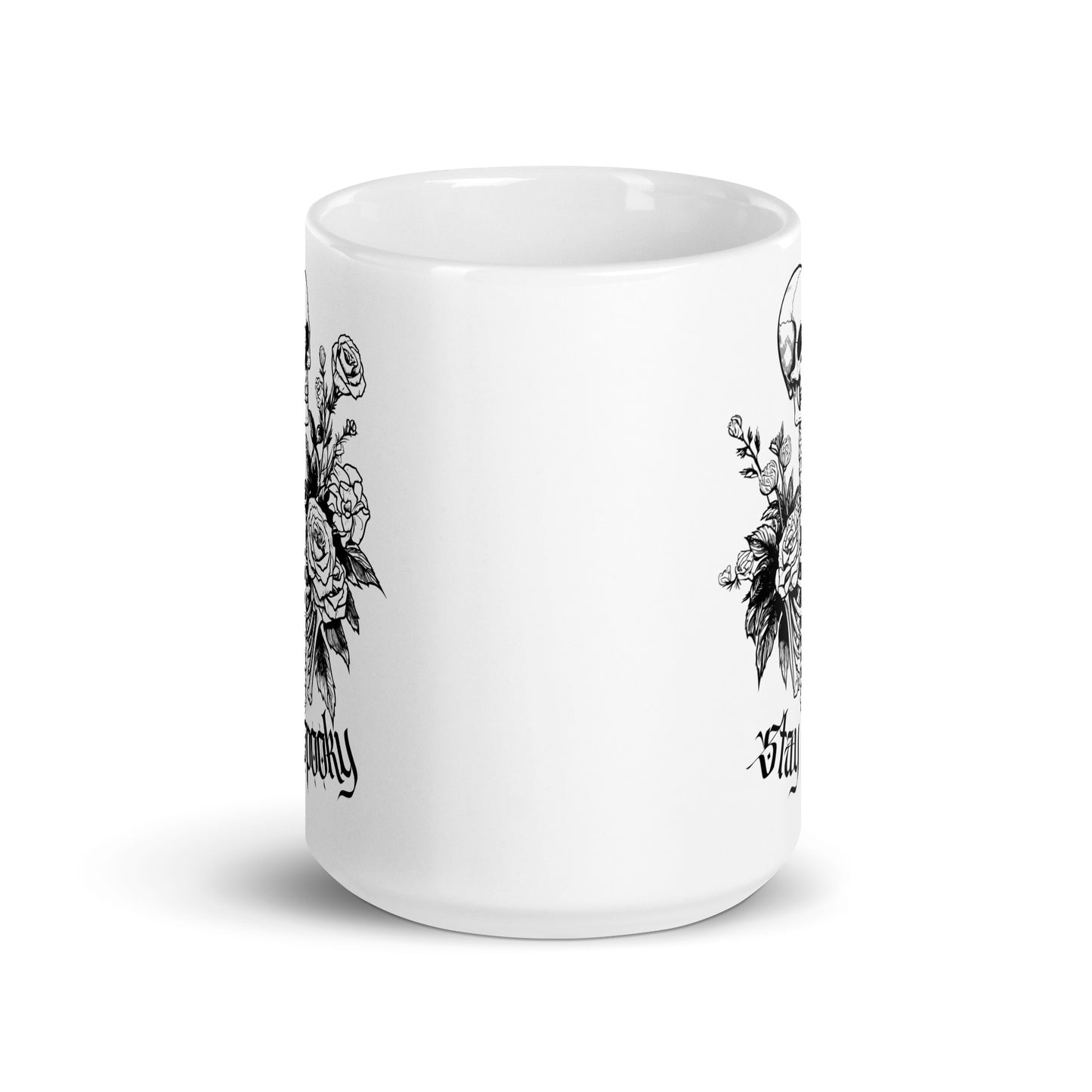 Stay Spooky White glossy mug