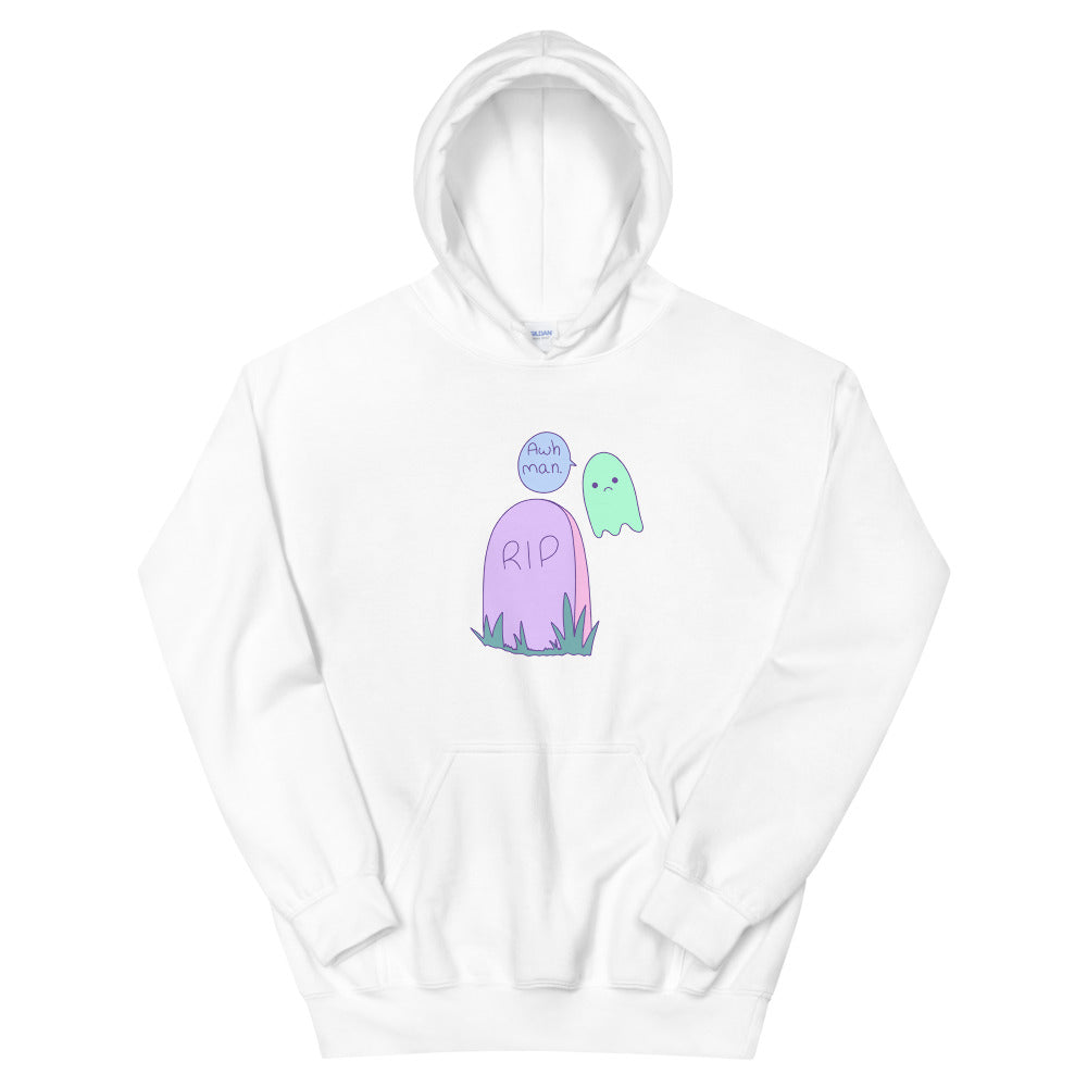 Awh Man Sad Ghost Unisex Hoodie