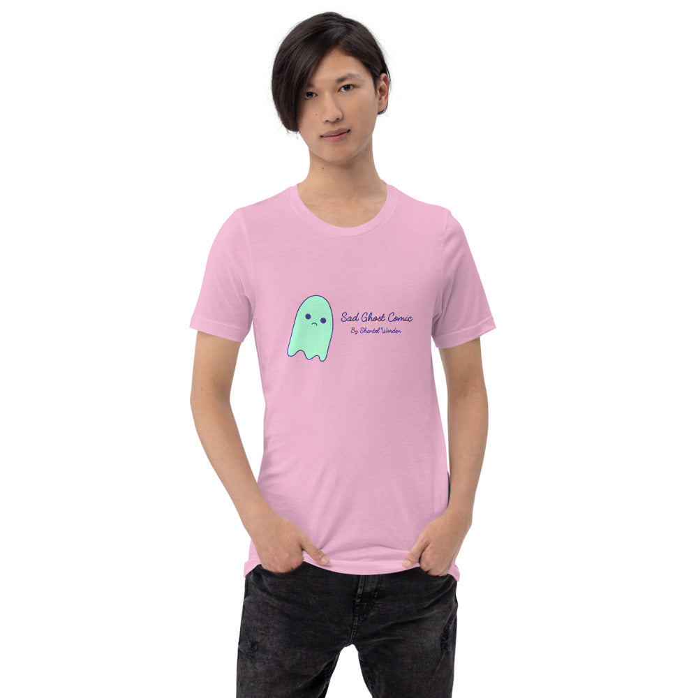 Sad Ghost Comic Short-Sleeve Unisex T-Shirt
