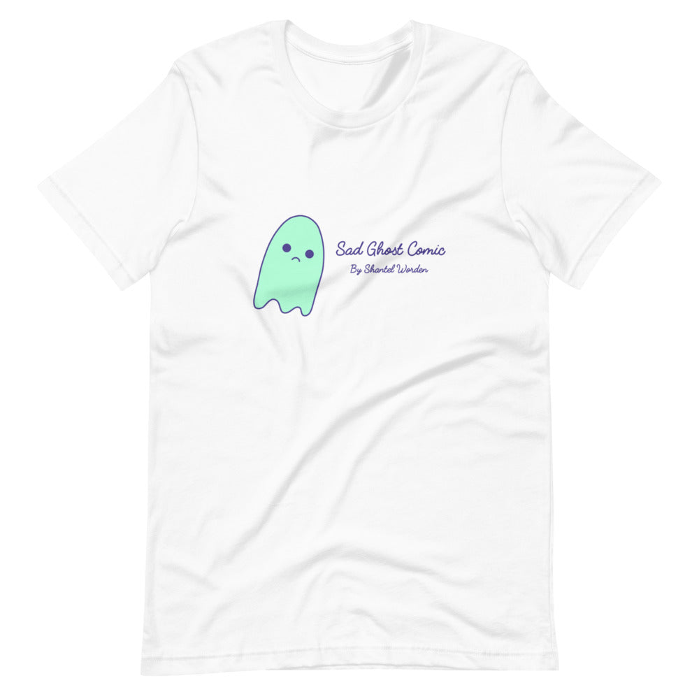 Sad Ghost Comic Short-Sleeve Unisex T-Shirt