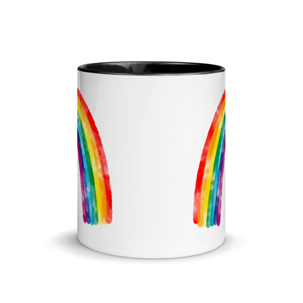Rainbow Mug with Color Inside 11oz