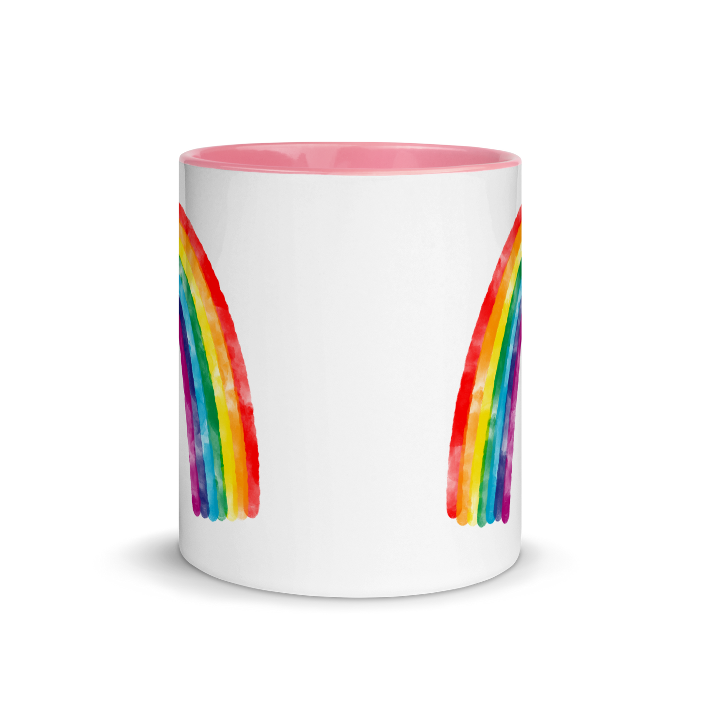 Rainbow Mug with Color Inside 11oz