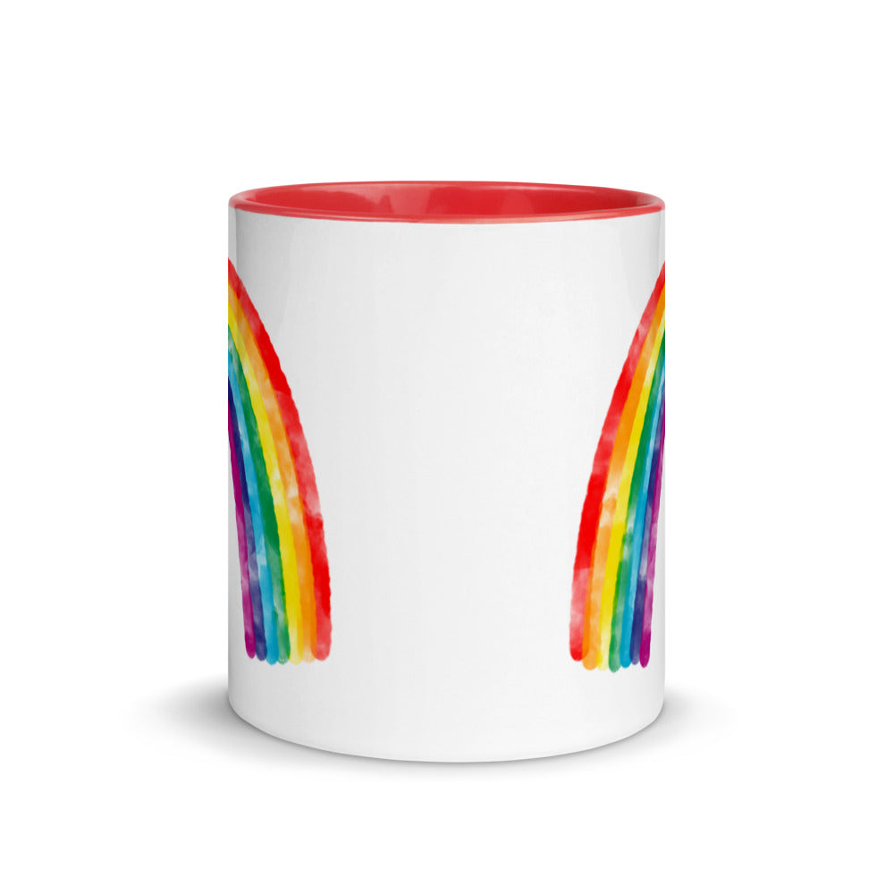 Rainbow Mug with Color Inside 11oz