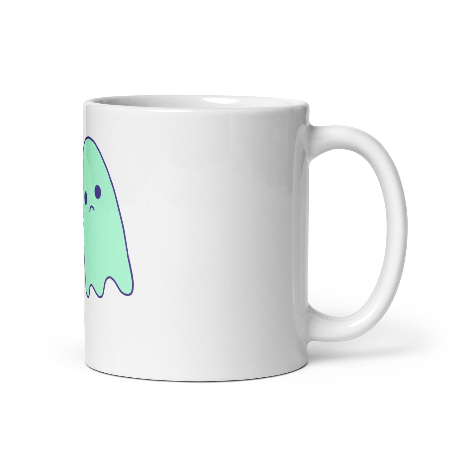 Always 6 ft Away White glossy mug
