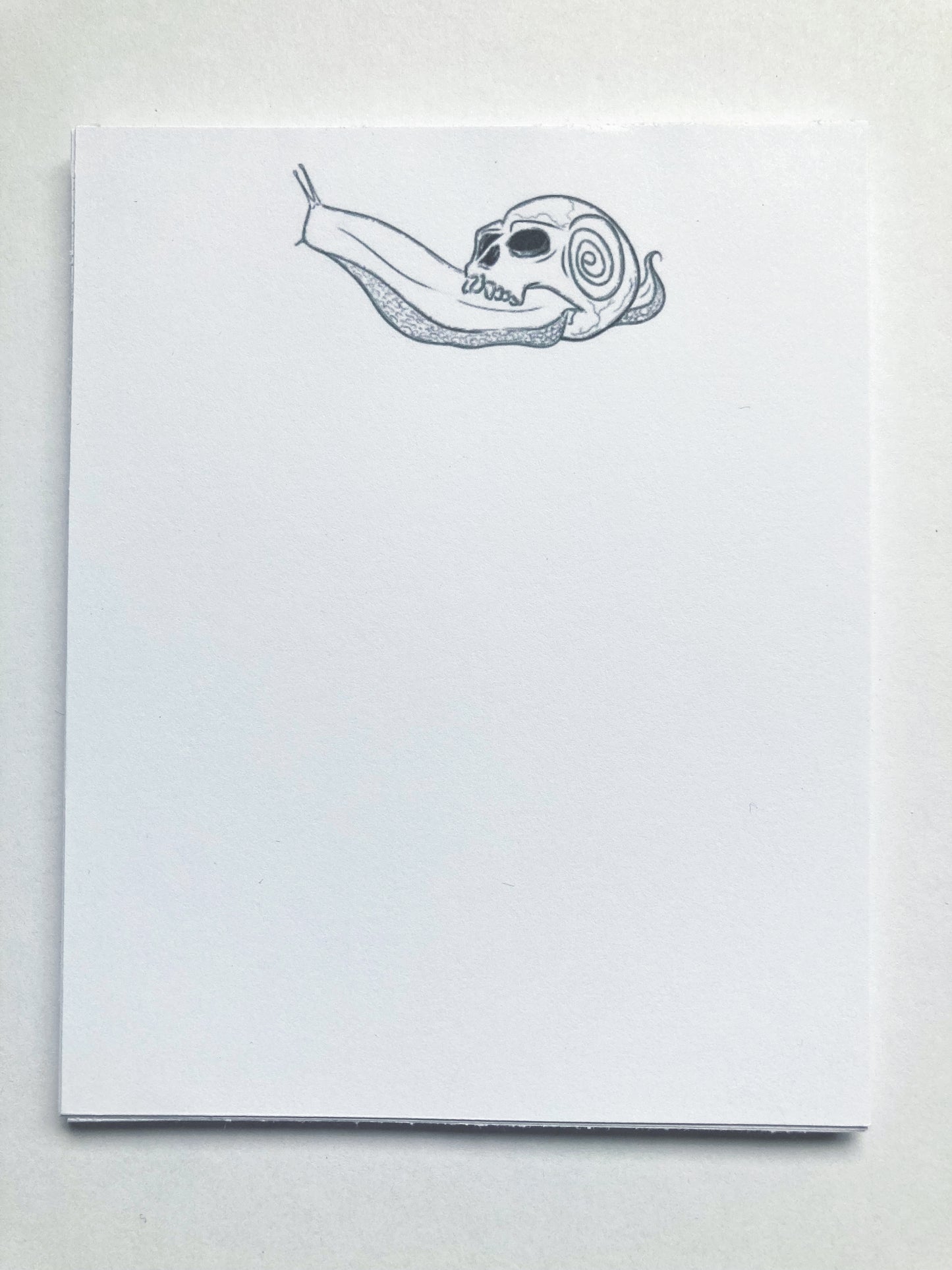 Snail With A Skull Notepad