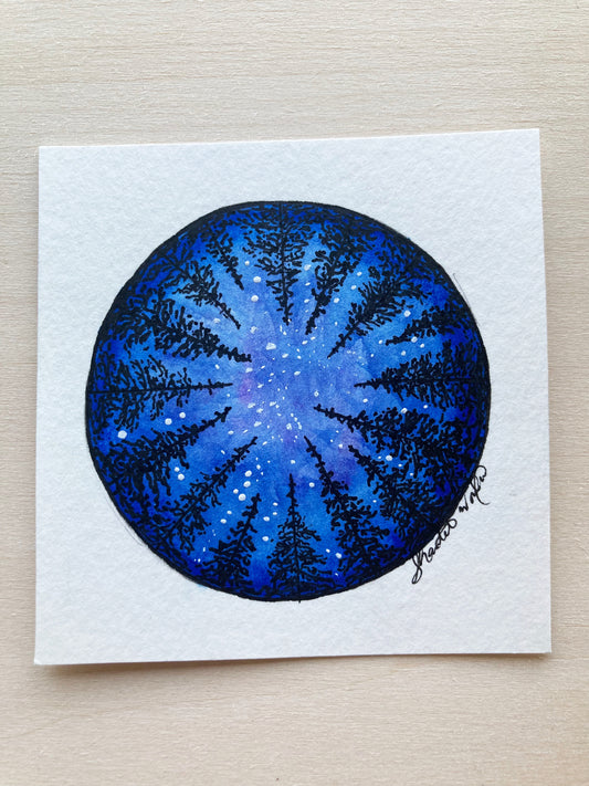 Mini Watercolor Landscape Painting