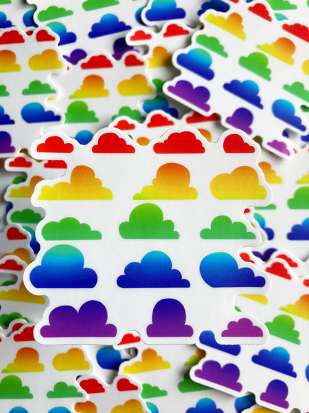 Proud Clouds Sticker