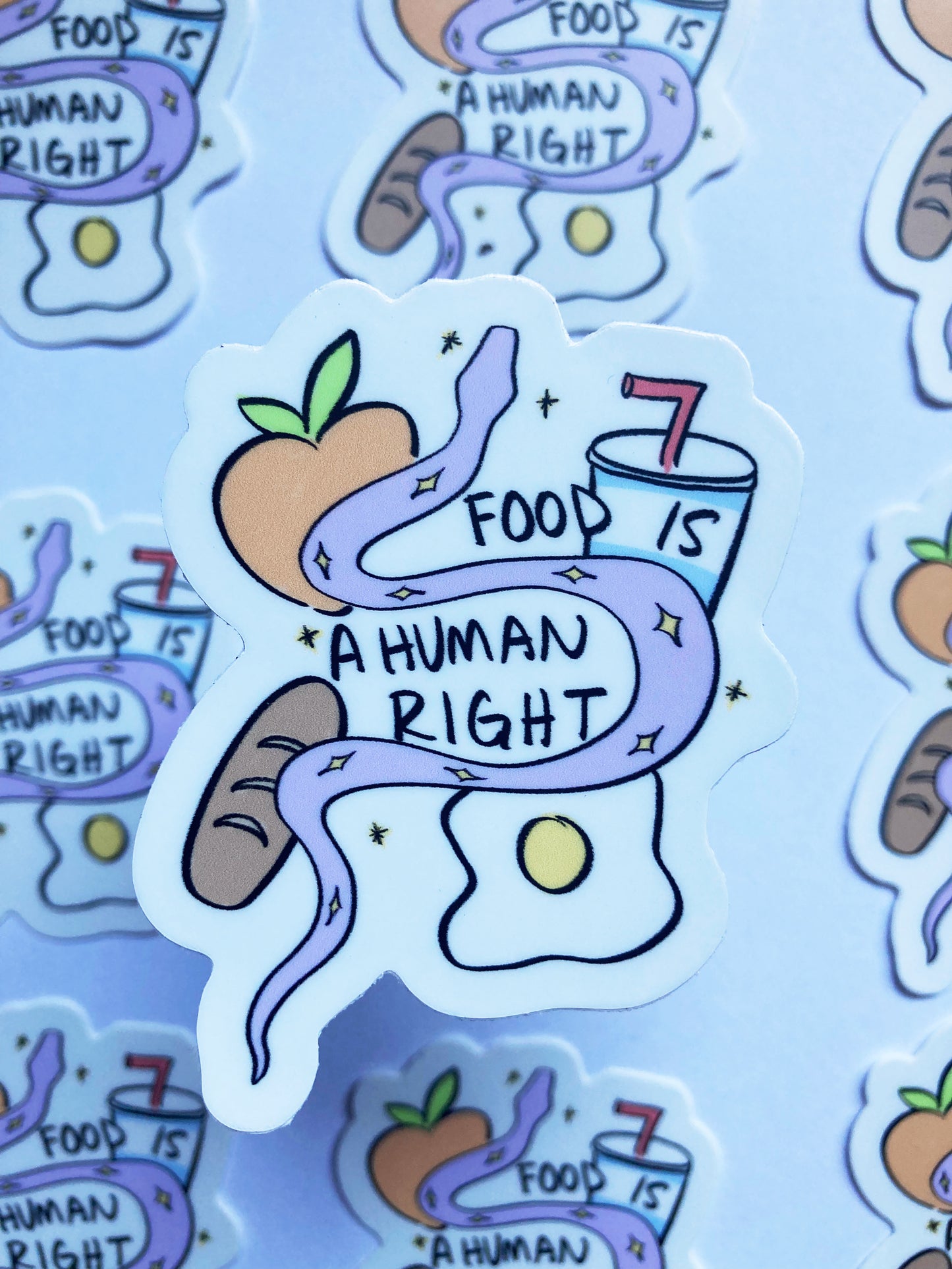 Food Is A Human Right Sticker
