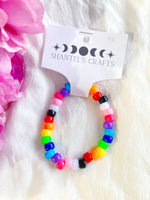 Rainbow Beaded Bracelet