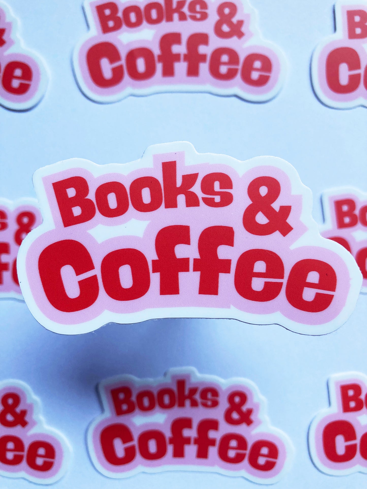 Books & Coffee Sticker