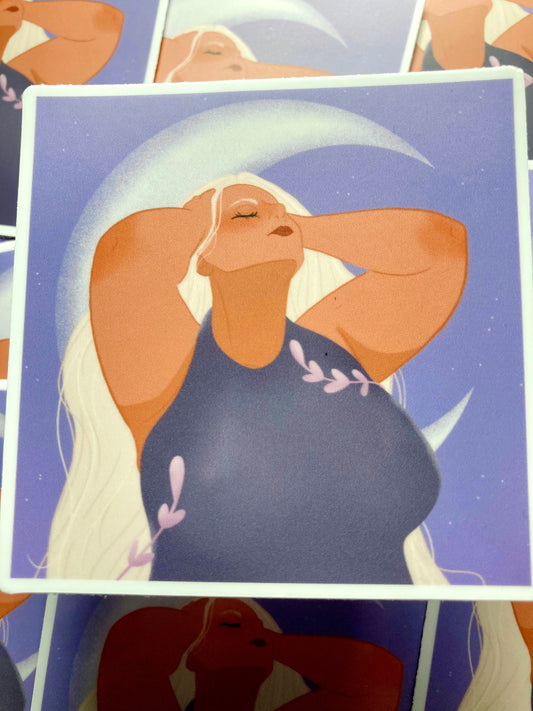 Mother Moon Sticker