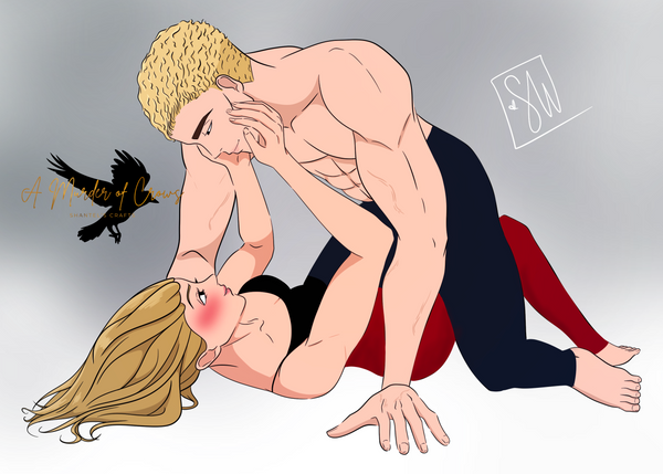 Spike and Buffy Print