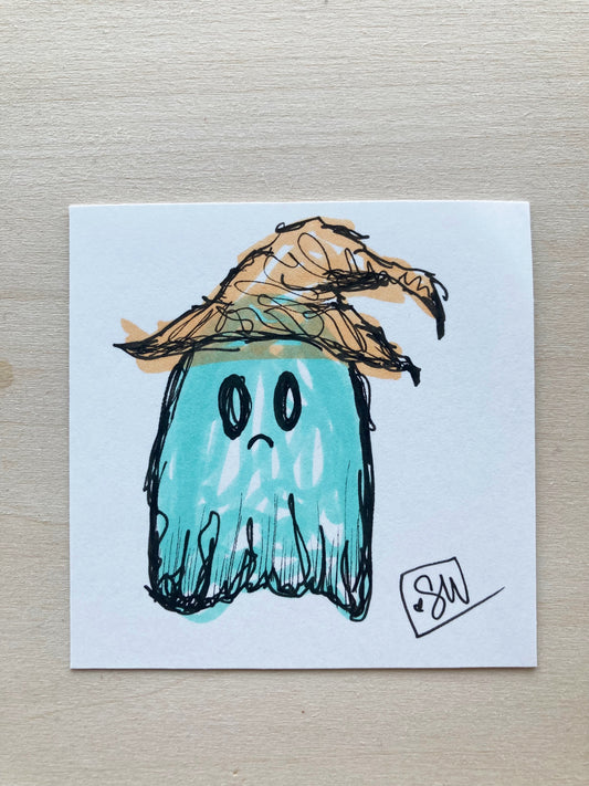 Sad Ghost Witch Original