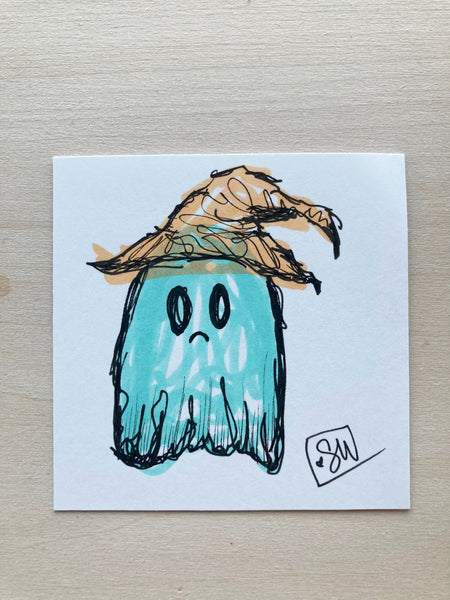 Sad Ghost Witch Original
