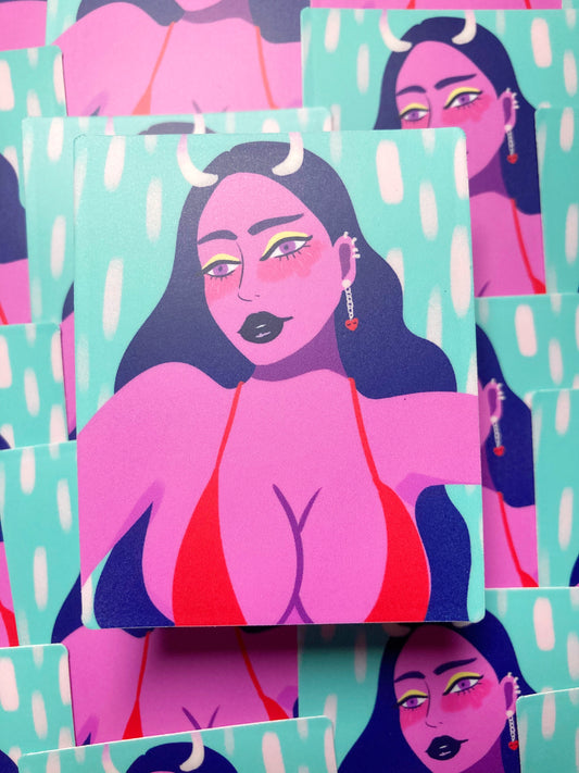 Ambrosia Demon Sticker