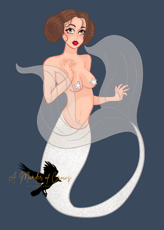 Rebel Mermaid Print