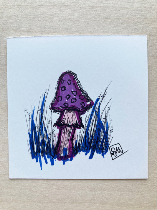 Purple Mushroom Mini Original