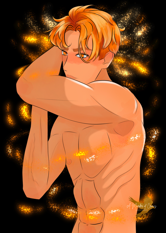 Fire Demon as a Human Print