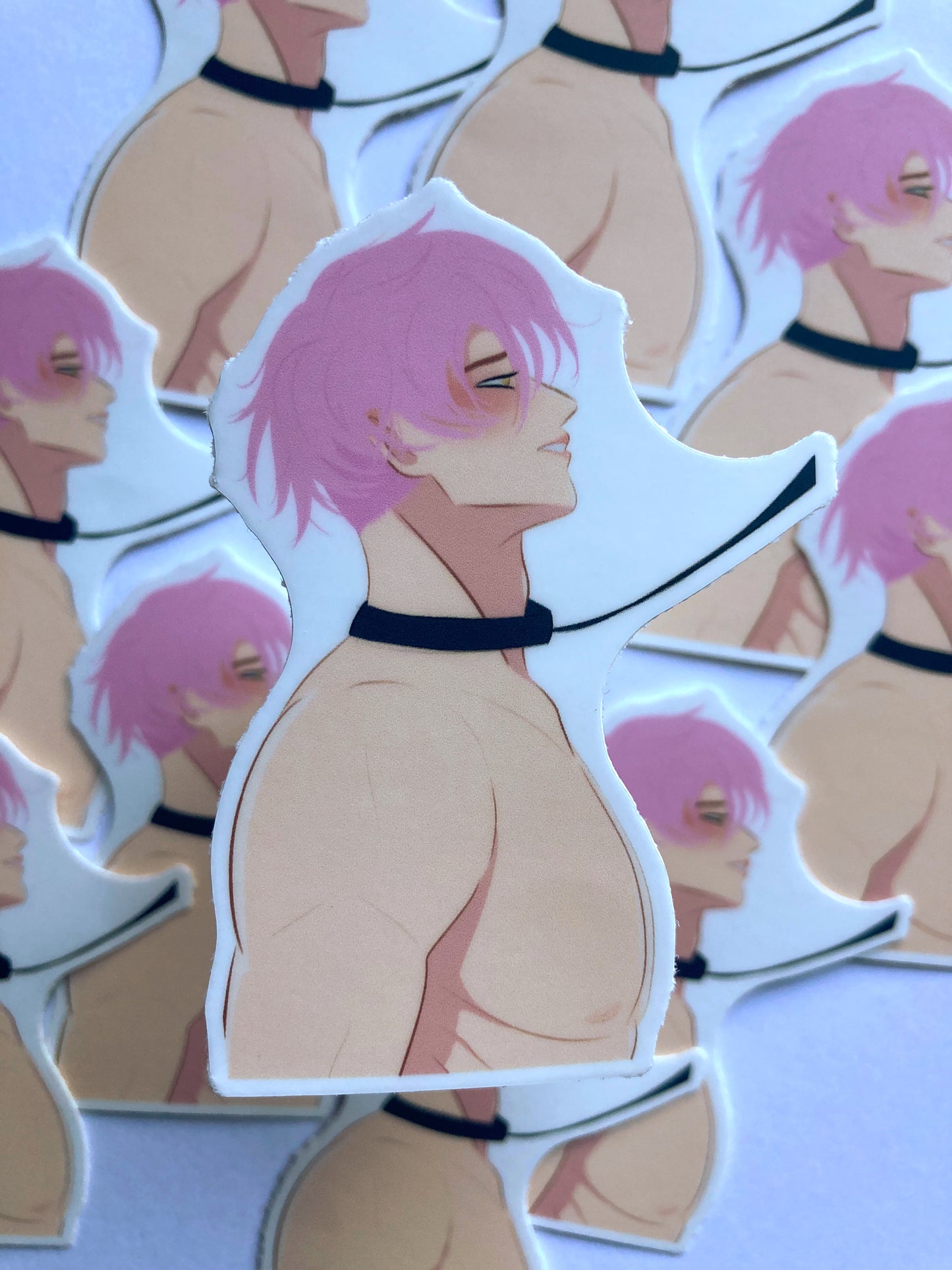 Abby Leash Demon Sticker