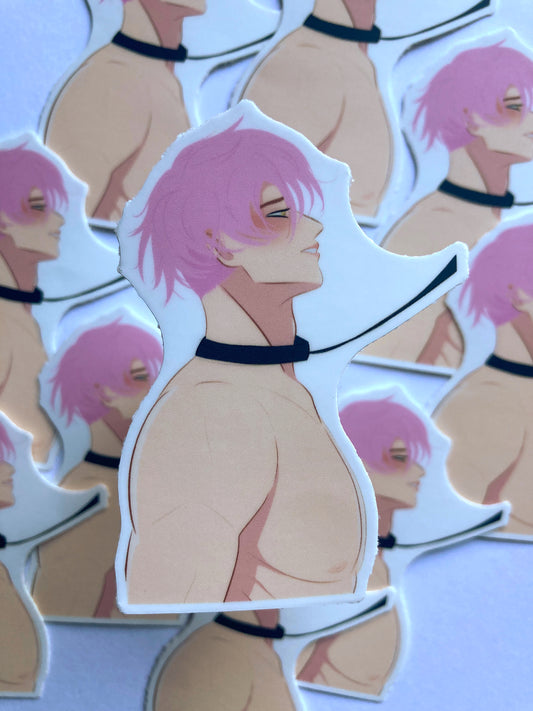 Abby Leash Demon Sticker