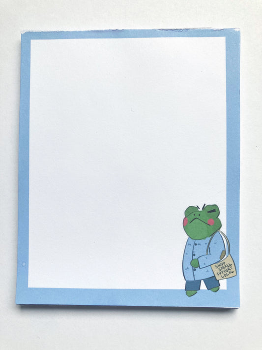 Shop Small Frog Notepad