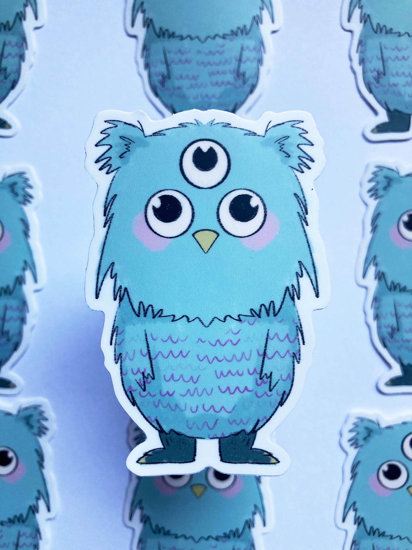 Owl Forest Cryptid Sticker