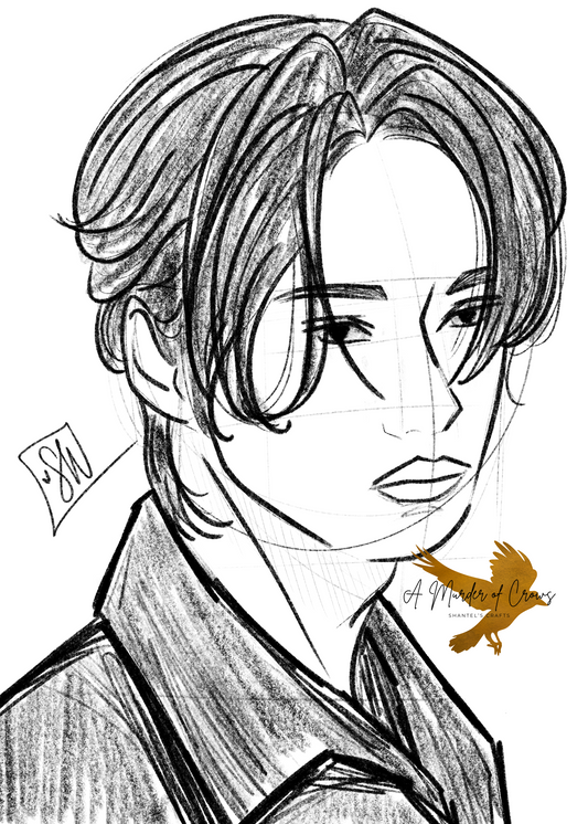 Lee Know Sketch Print