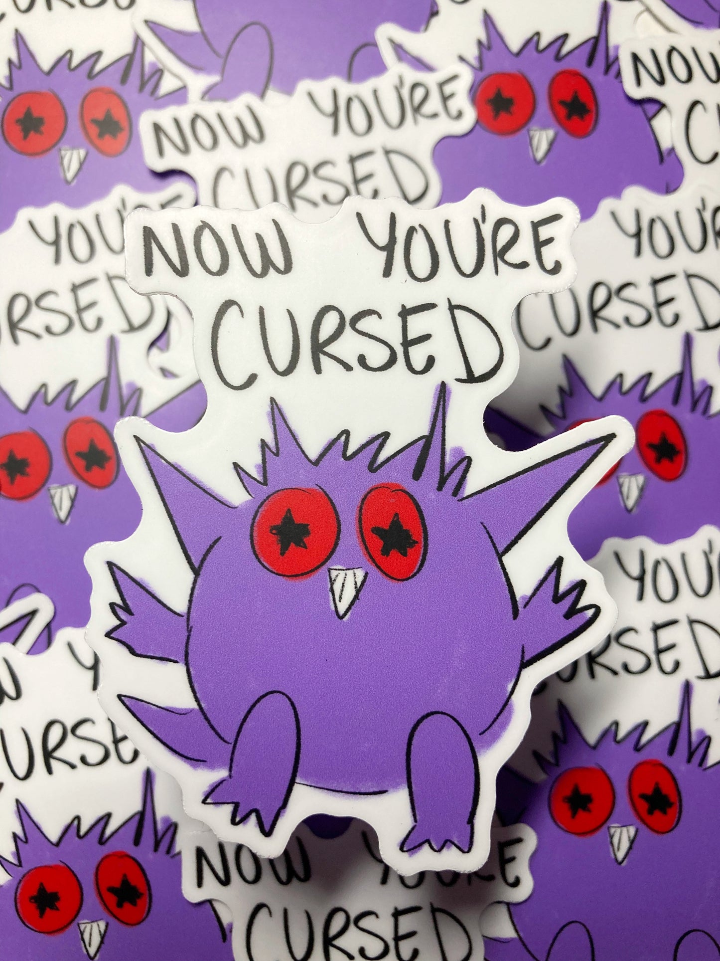 Now You’re Cursed Sticker