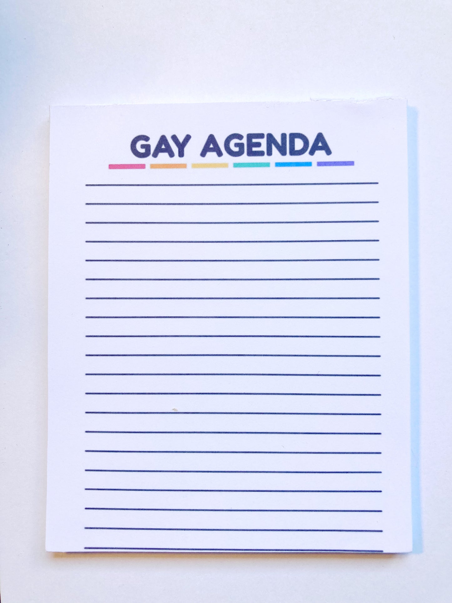 Gay Agenda Notepad