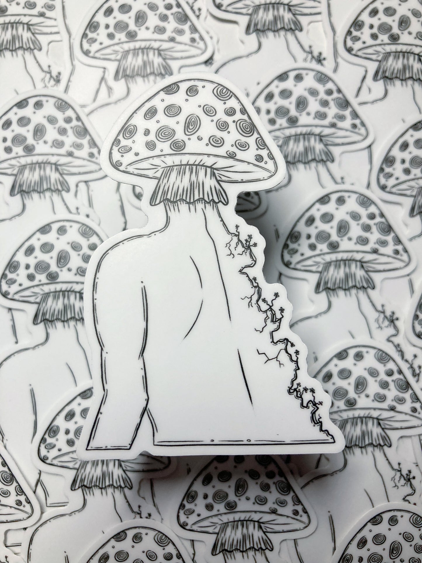 Mushroom Person Sticker