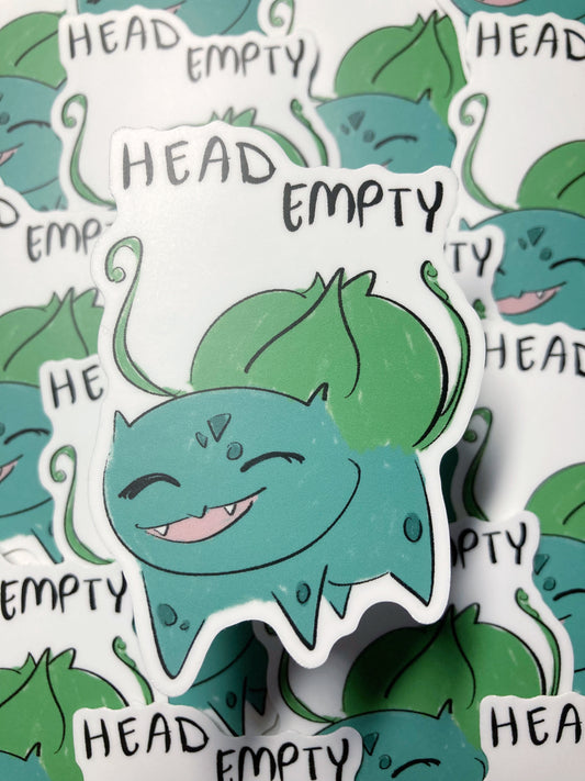 Head Empty Sticker