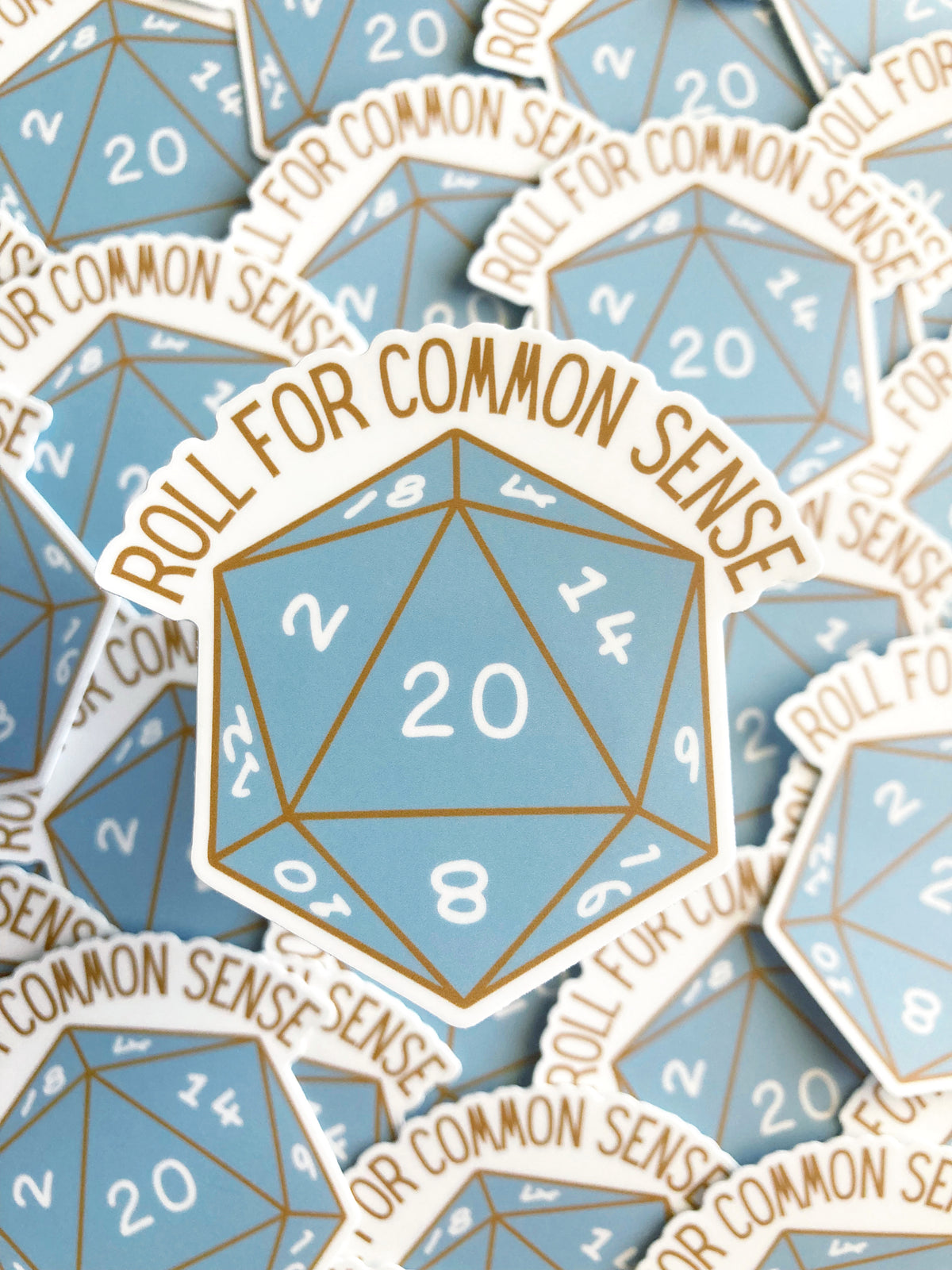 Common Sense Cross Rode Roll For Common Sense D20 Sticker – Shantel’s Crafts