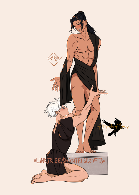 Worshipping My Love Print