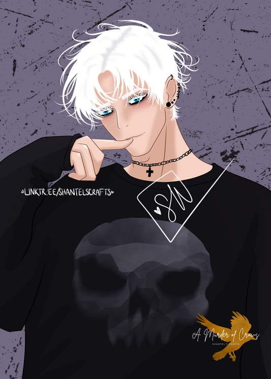 Goth Gojo Print