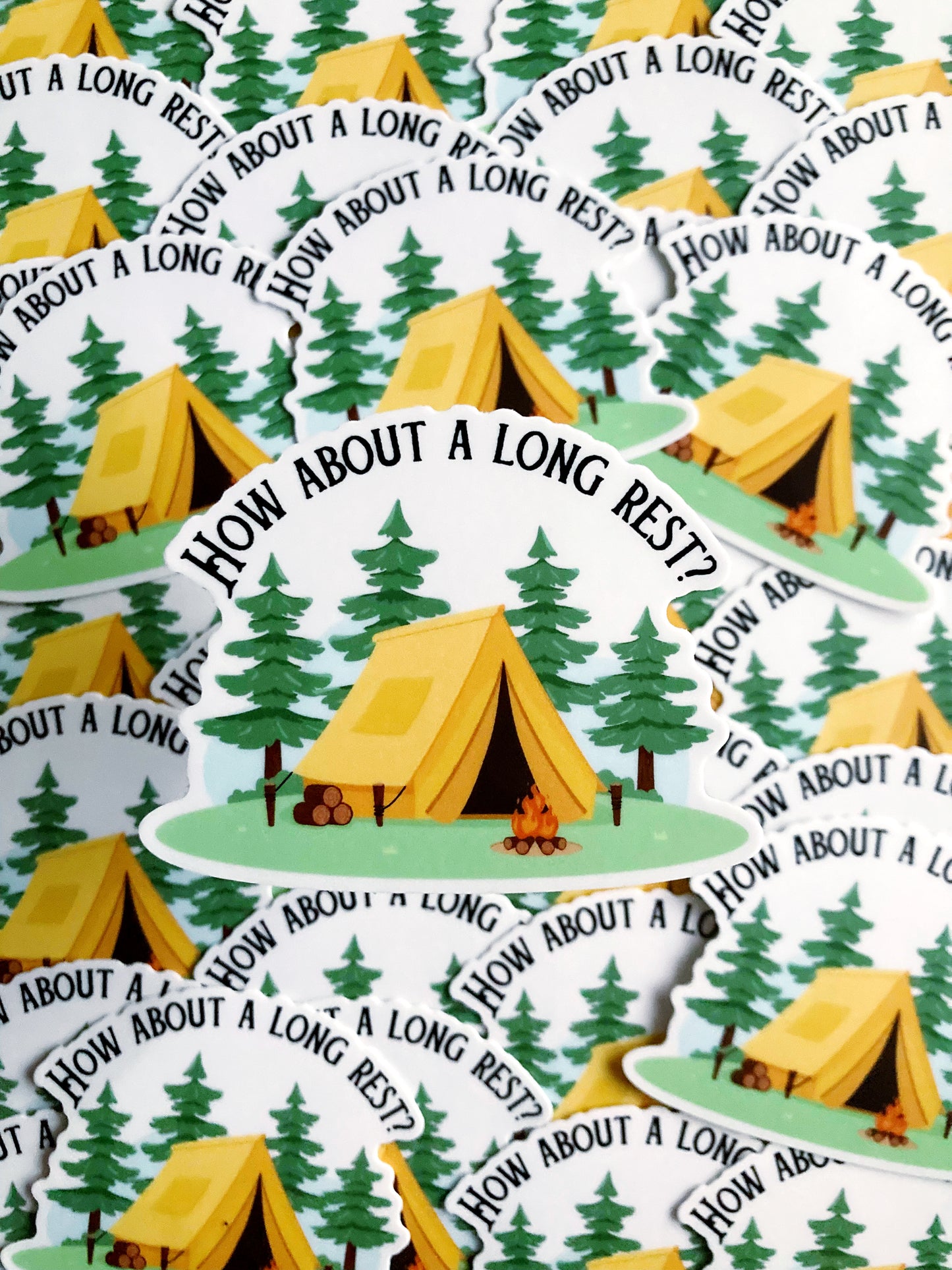 How About A Long Rest? Sticker