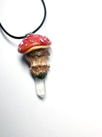 Amanita Muscaria Mushroom Necklace