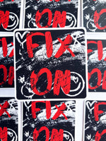 Fix On Sticker