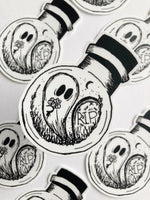 Ghost In A Bottle Sticker