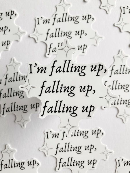 I’m Falling Up Sticker
